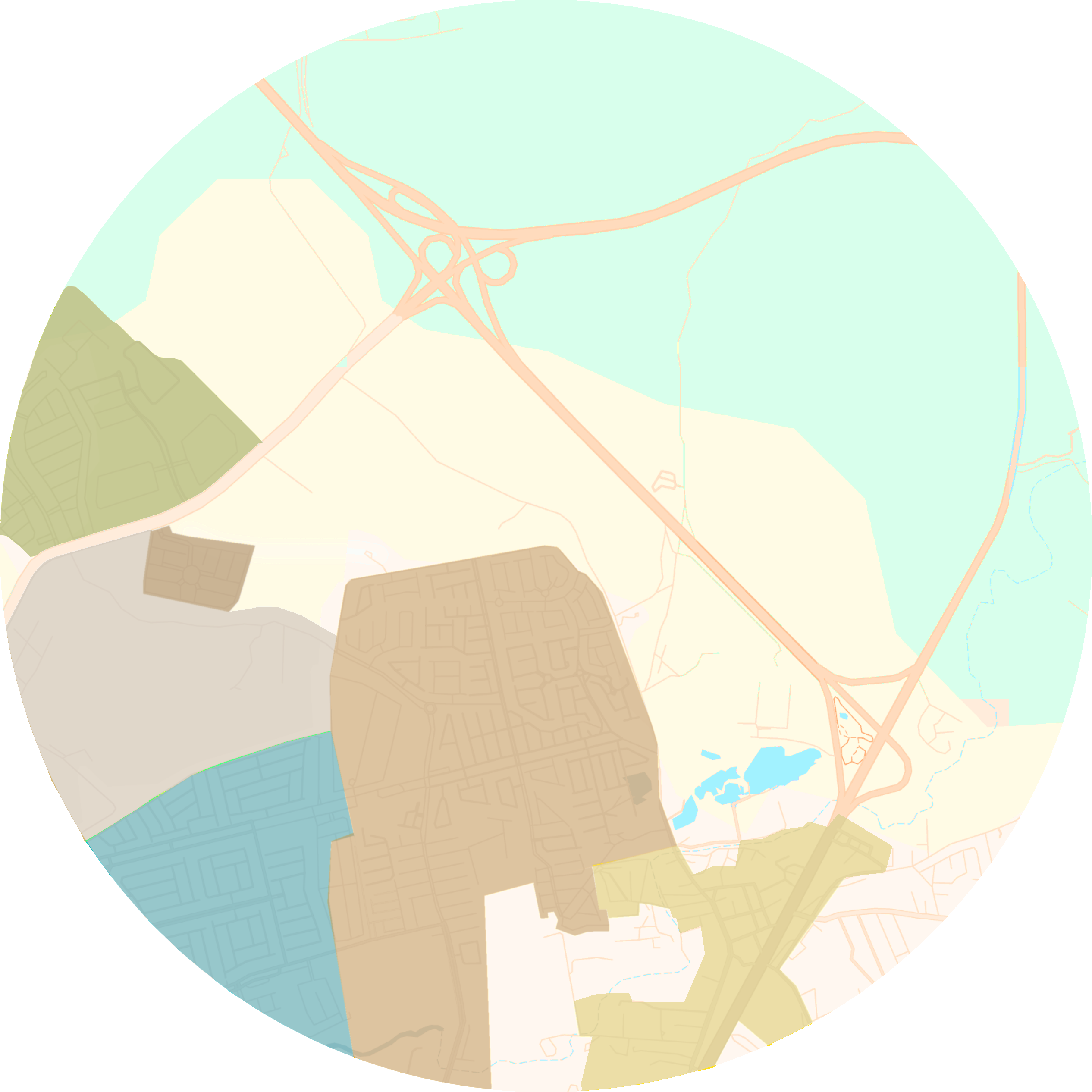 Mapa conceptual de la zona norte de Mazatlan